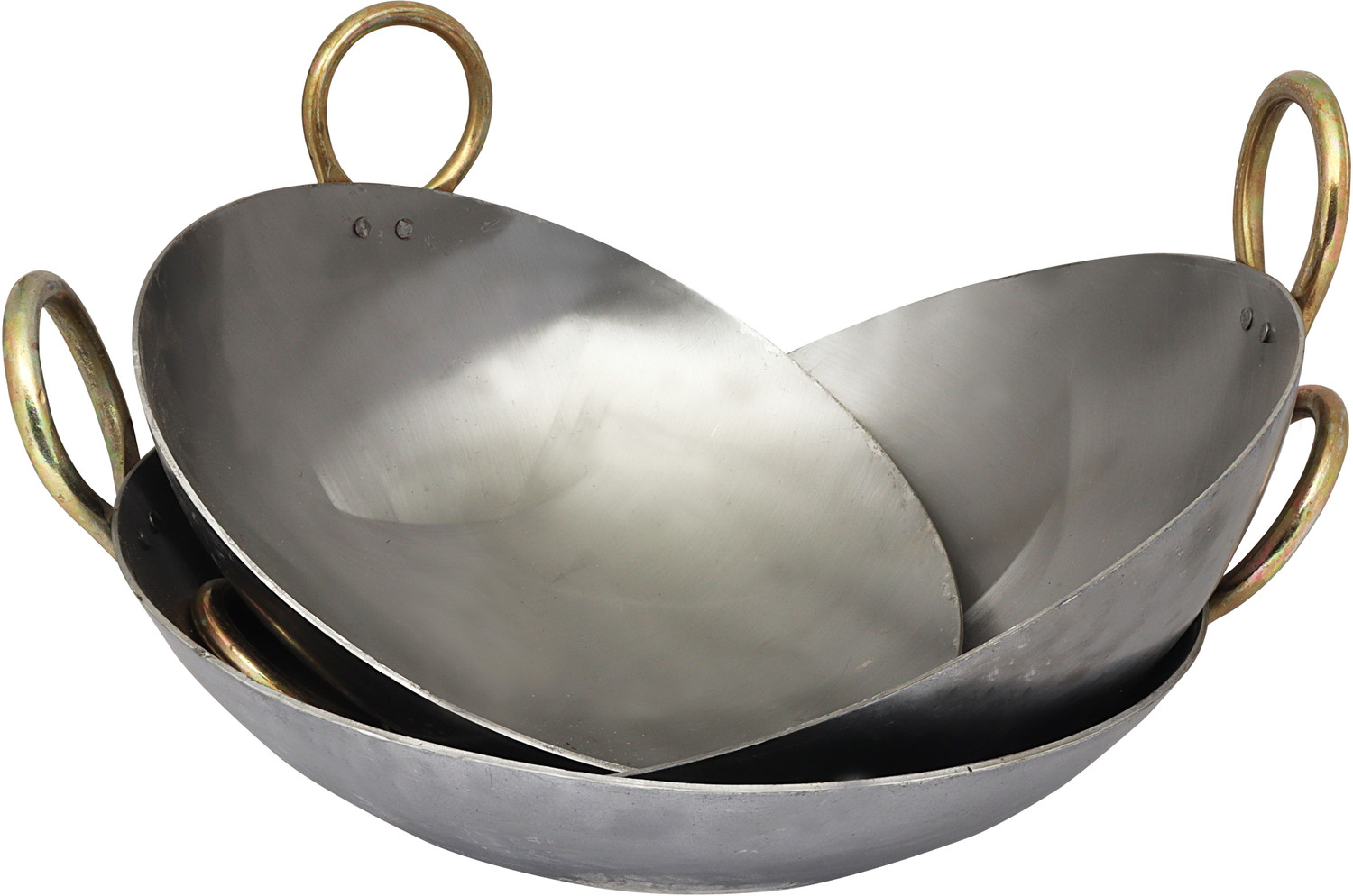 Image of TheBartanBazzar Kadhai 30 cm diameter with Lid 4.5 L capacity (Iron, Non-stick, Induction Bottom)