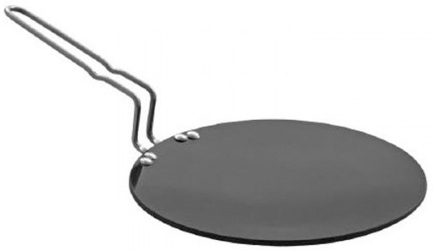 Image of Sunflame Chapato Tawa 250 mm*4.06mm IB Tawa 26 cm diameter with Lid (Hard Anodised, Non-stick, Induction Bottom)