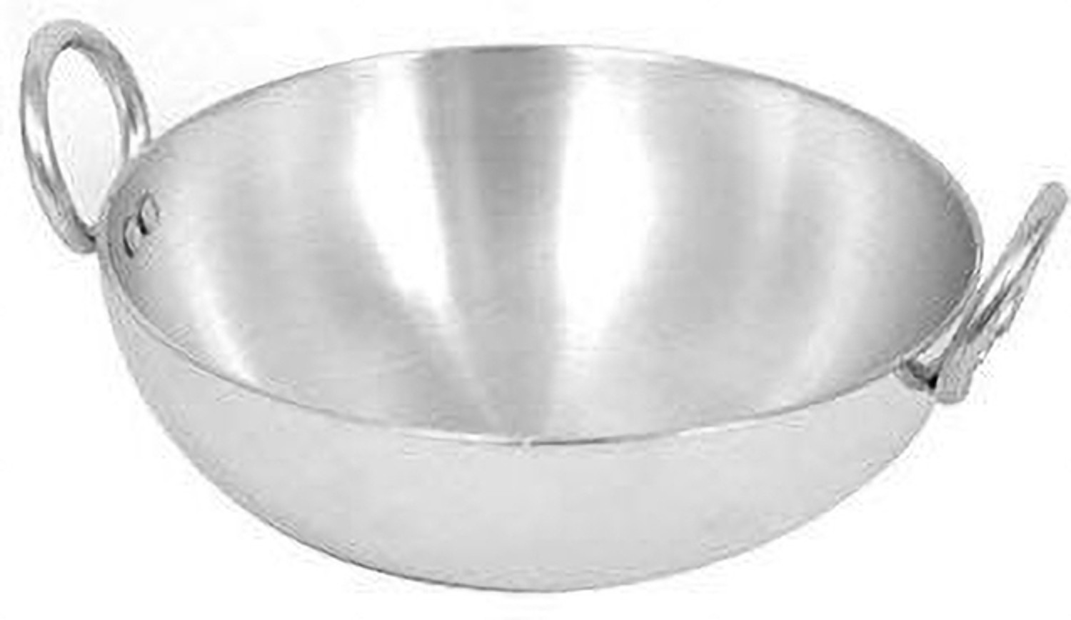 Image of DIAMOND STEEL Aluminium Tasra12Inch Tasla 2.5 L capacity 30 cm diameter (Aluminium)