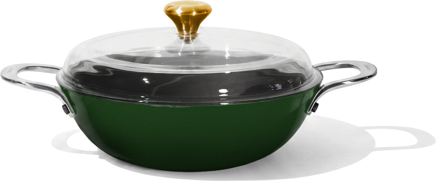 Image of Kashvi Premium Kadhai Kadhai 26 cm diameter 3.5 L capacity (Cast Iron, Non-stick, Induction Bottom)