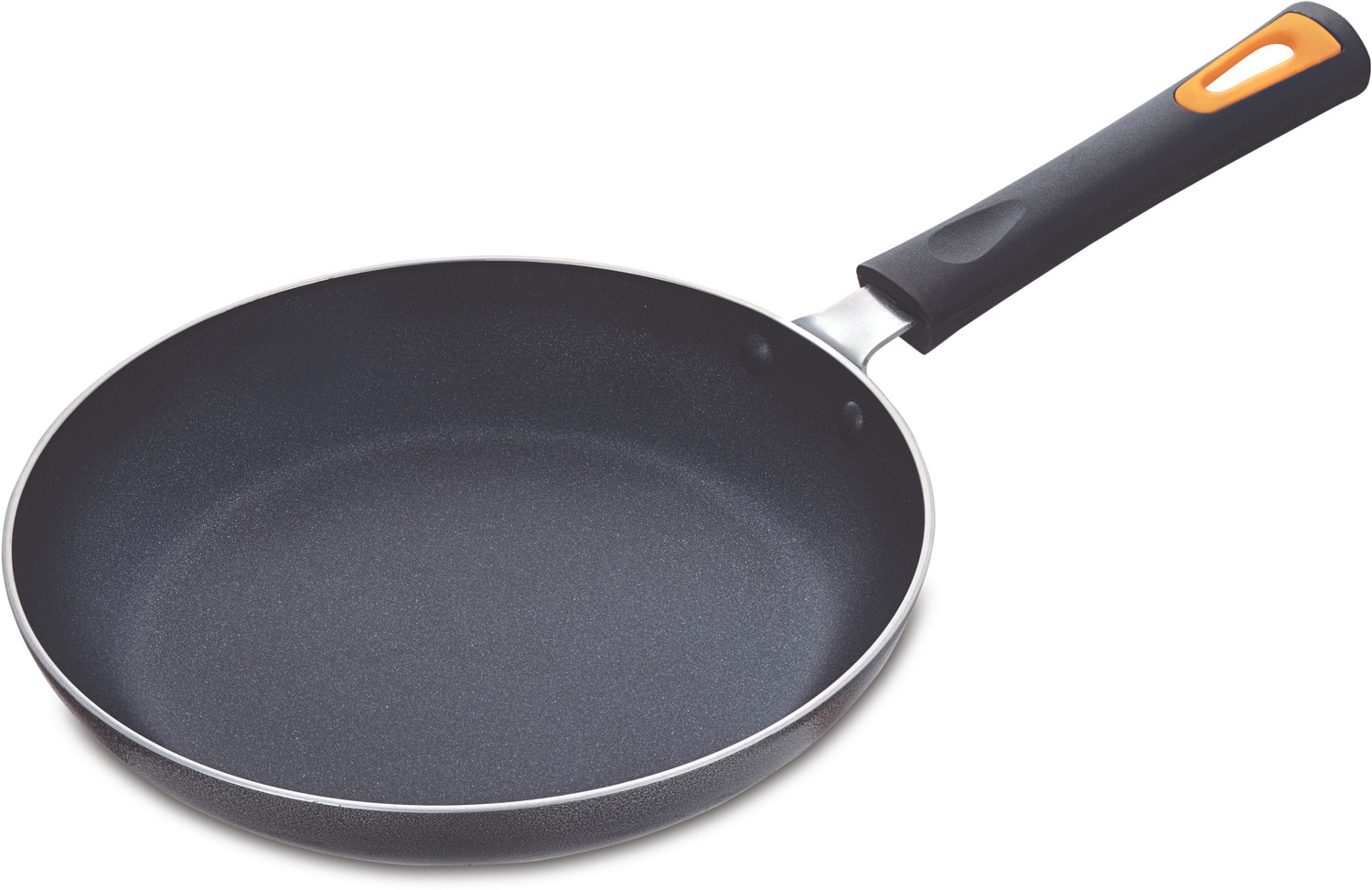 Image of ANJALI DAL12 Appa Patra Diamond Series, Black Tawa 25 cm diameter with Lid (Hard Anodised, Non-stick, Induction Bottom)