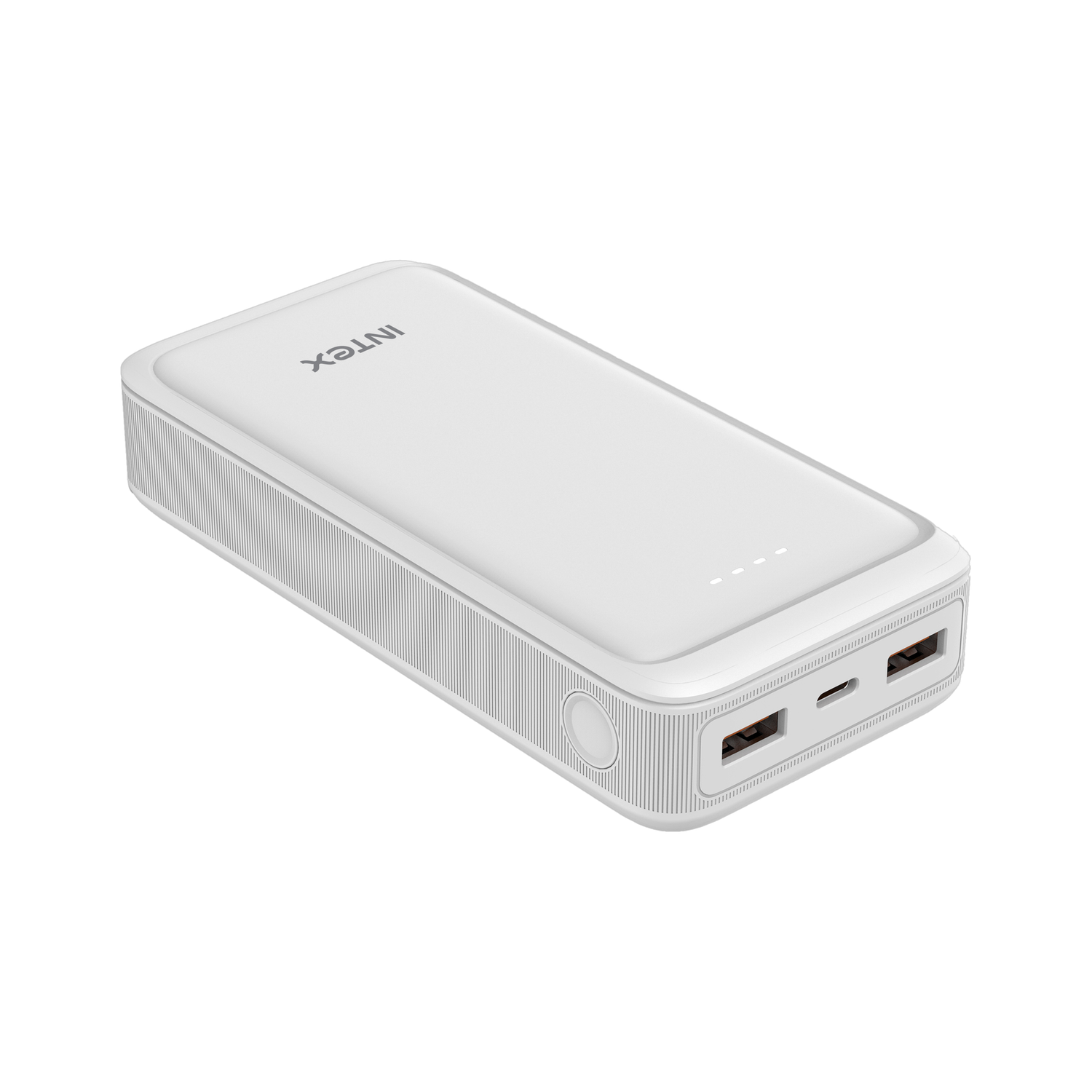Image of Intex 20000 mAh 12 W Compact Pocket Size Power Bank (Black, Lithium Polymer, Fast Charging for Mobile)