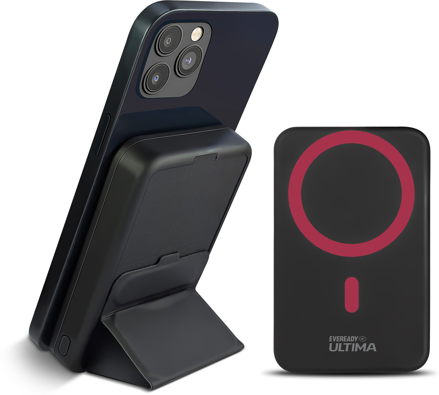 Image of ENERGEEZ 20000 mAh 22.5 W Compact Pocket Size Power Bank (Black, Lithium Polymer, Quick Charge 3.0, Fast Charging, Quick Charge 2.0 for Mobile, Tablet, Smartwatch)