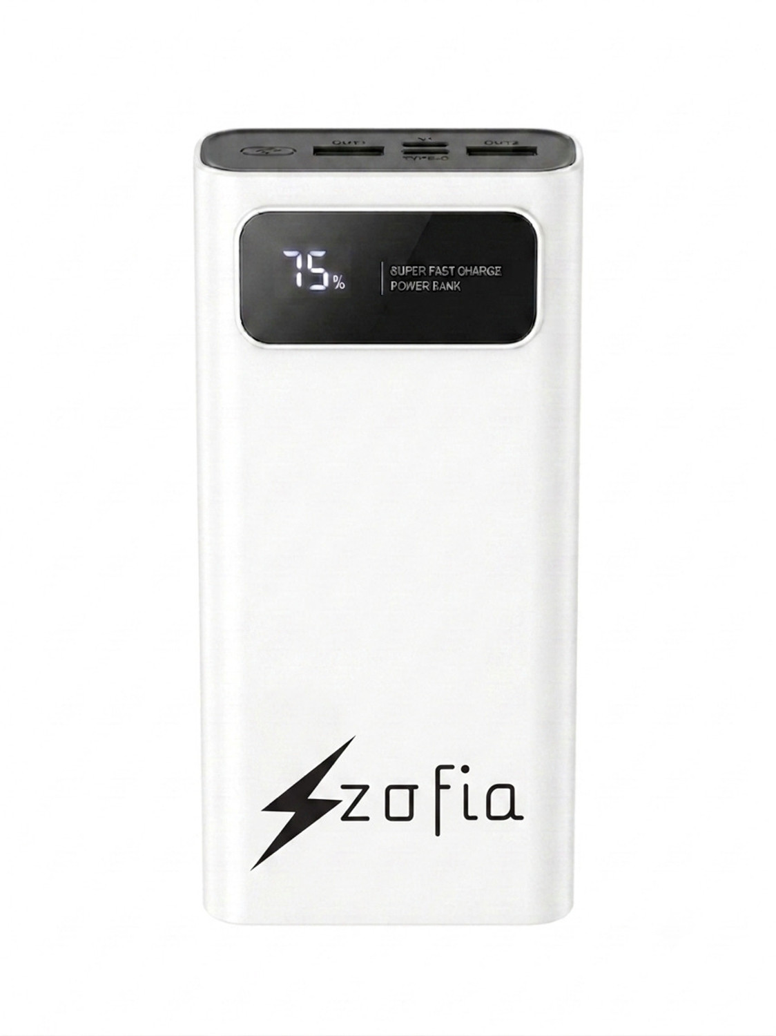 Image of APG 15000 mAh 22.5 W Compact Pocket Size Power Bank (White, Lithium-ion, Fast Charging, Power Delivery 3.0, Quick Charge 3.0 for Mobile, Tablet)