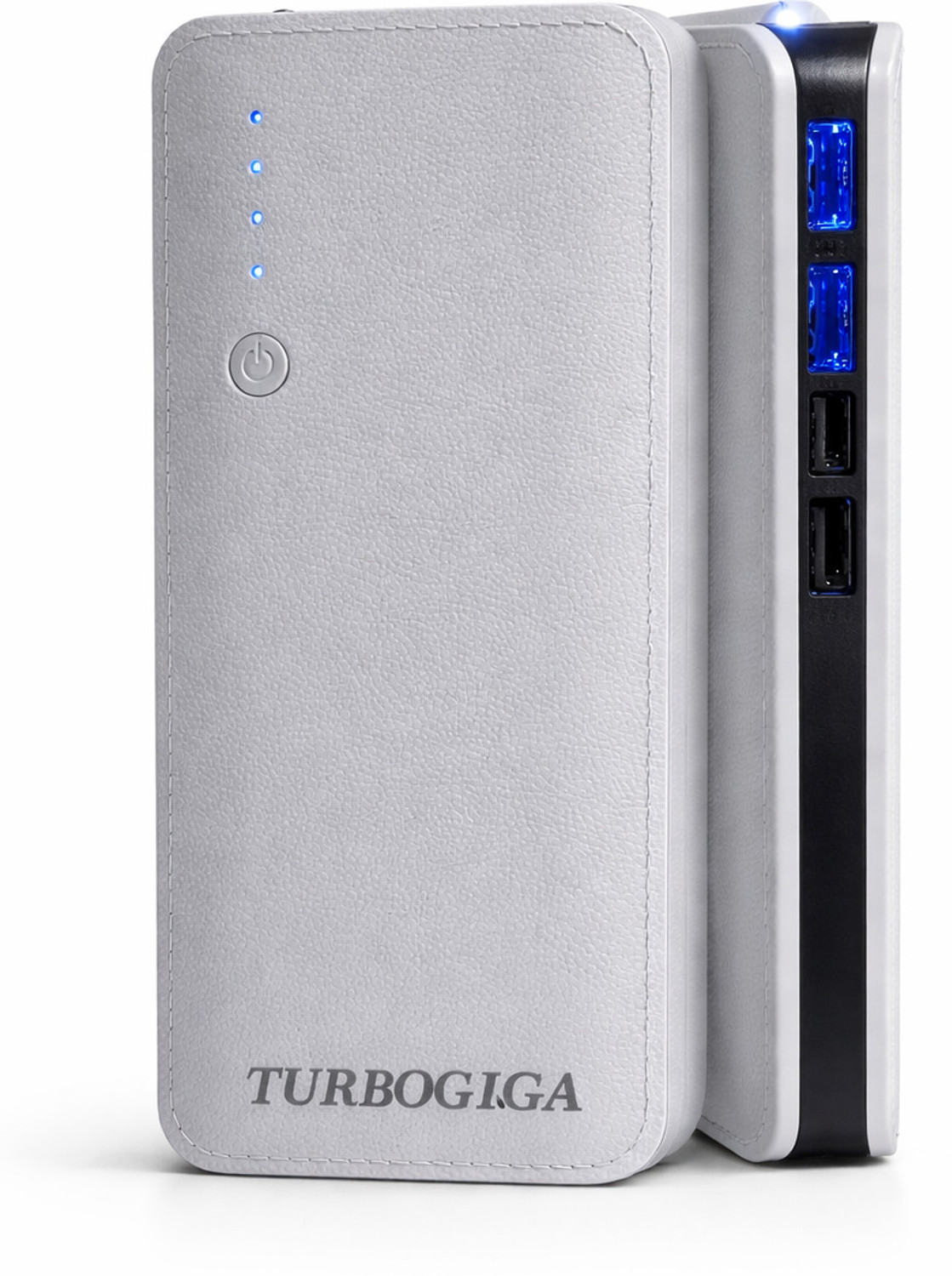 Image of TURBOGIGA 22000 mAh 10 W Compact Pocket Size Power Bank (Black, Lithium-ion, Fast Charging for Earbuds, Mobile, Smartwatch, Smartband, Tablet, Trimmer)