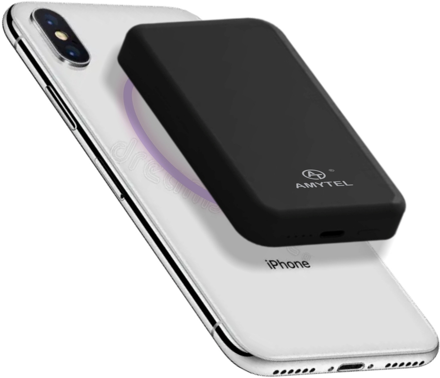 Image of AMYTEL 10000 mAh 15 W Nano Pocket Size Power Bank (Pink, Lithium-ion, Power Delivery 2.0, Quick Charge 2.0, Quick Charge 3.0 for Mobile, Speaker, Tablet, Earbuds, Trimmer)