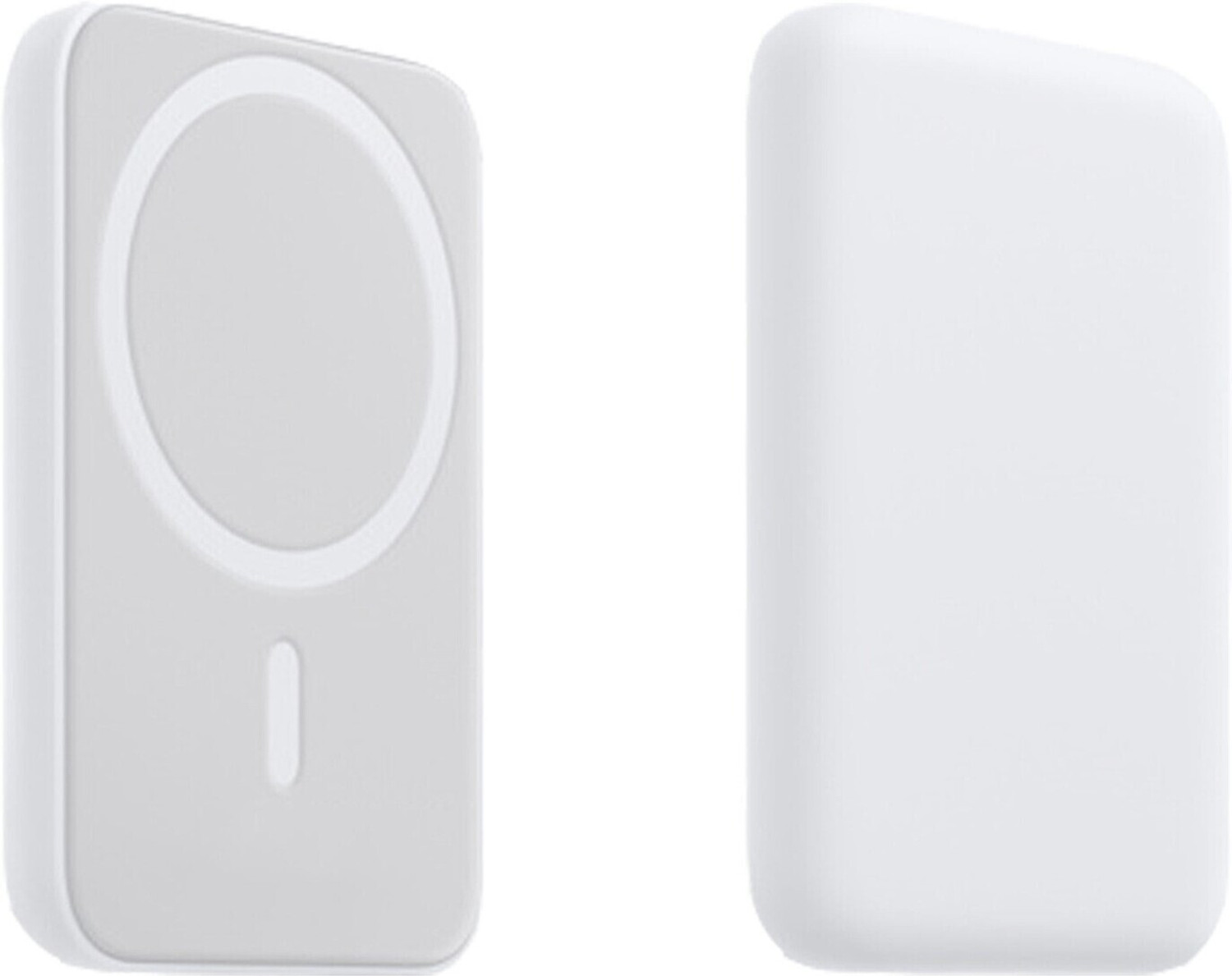 Image of Rasta 5000 mAh 5 W Wireless With MagSafe Mini Pocket Size Power Bank (White, Lithium Polymer, for Mobile)