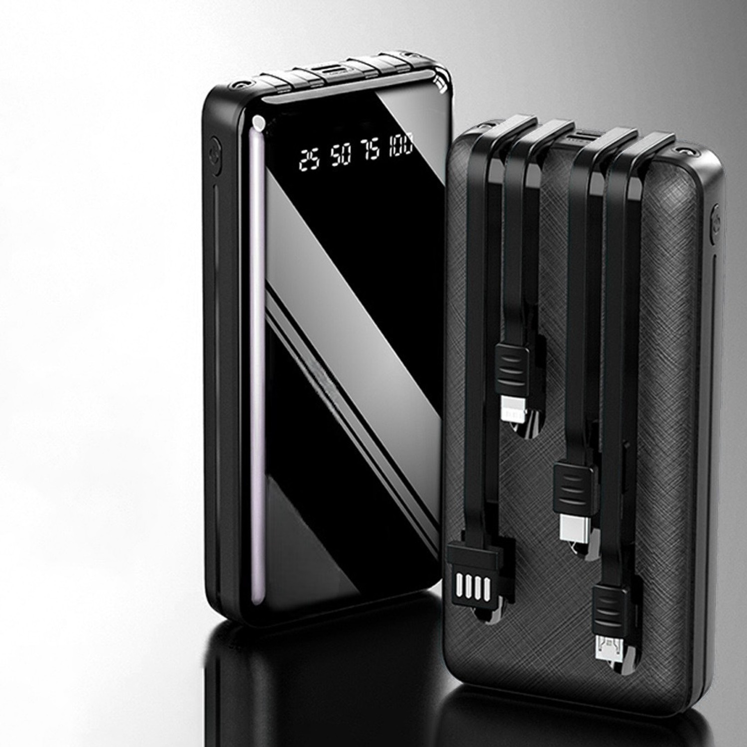 Image of APG 15000 mAh 22.5 W Compact Pocket Size Power Bank (White, Lithium-ion, Fast Charging, Power Delivery 3.0, Quick Charge 3.0 for Mobile, Tablet)