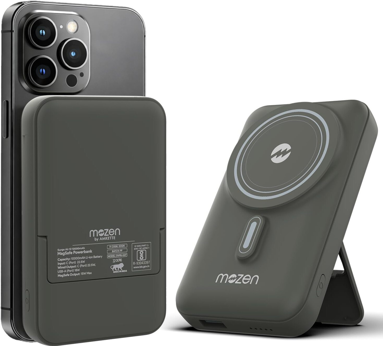 AMKETTE 10000 mAh 22.5W MagSafe Power Bank - Image 1