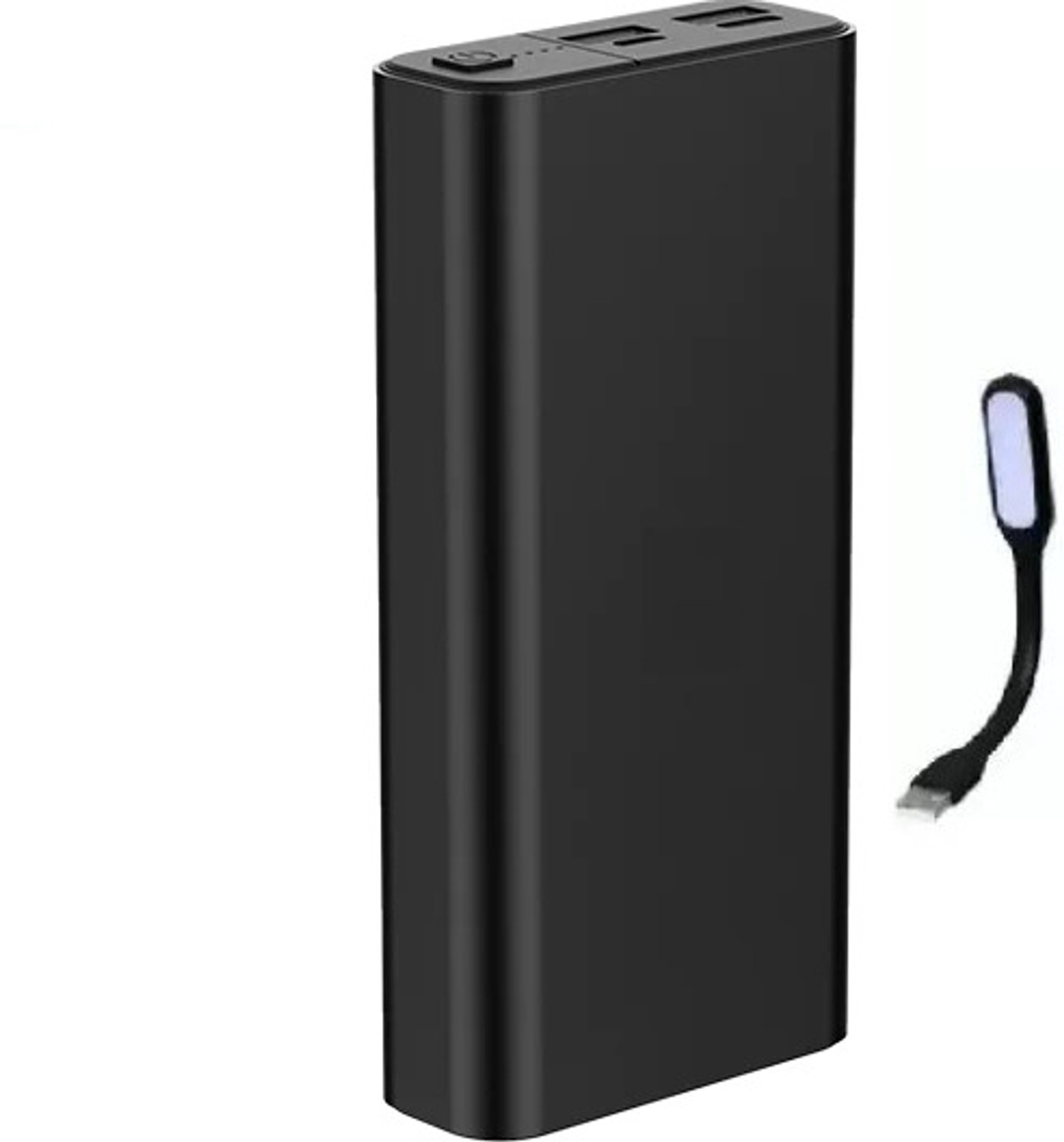 Image of ENERGEEZ 20000 mAh 22.5 W Compact Pocket Size Power Bank (Black, Lithium Polymer, Quick Charge 3.0, Fast Charging, Quick Charge 2.0 for Mobile, Tablet, Smartwatch)