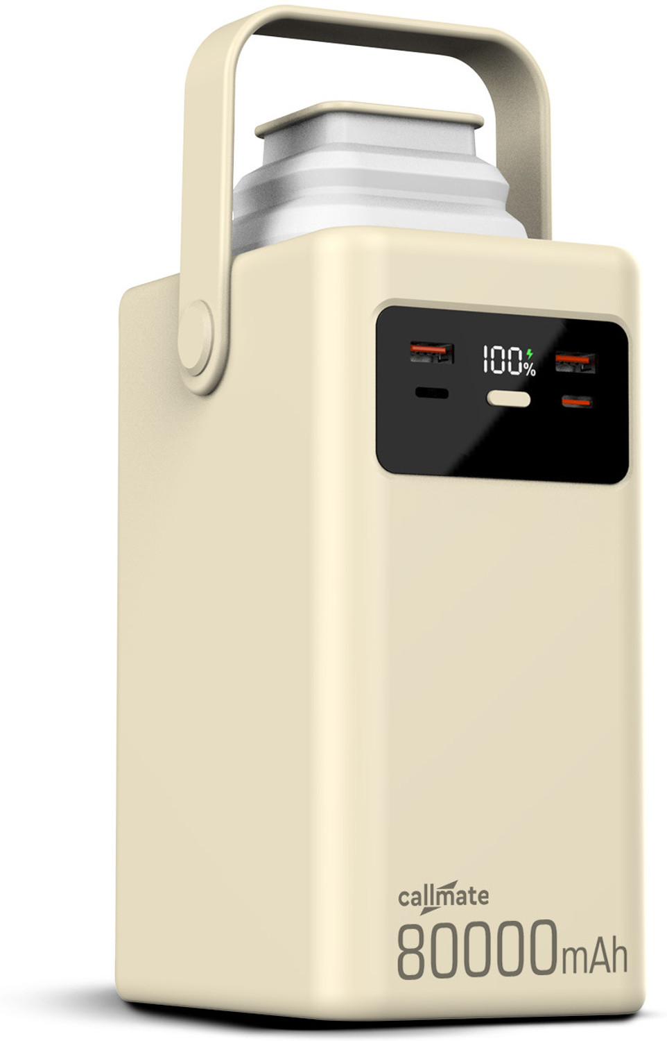 Callmate 80000 mAh 23W Power Bank Beige - Image 6