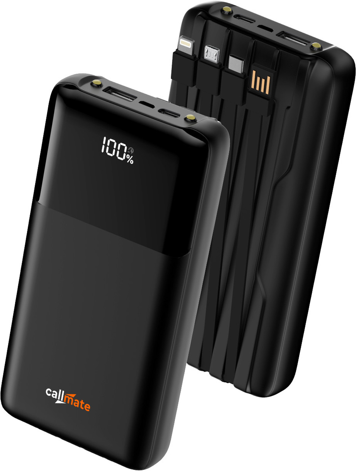 Callmate 20000 mAh 15W Power Bank Black - Image 1