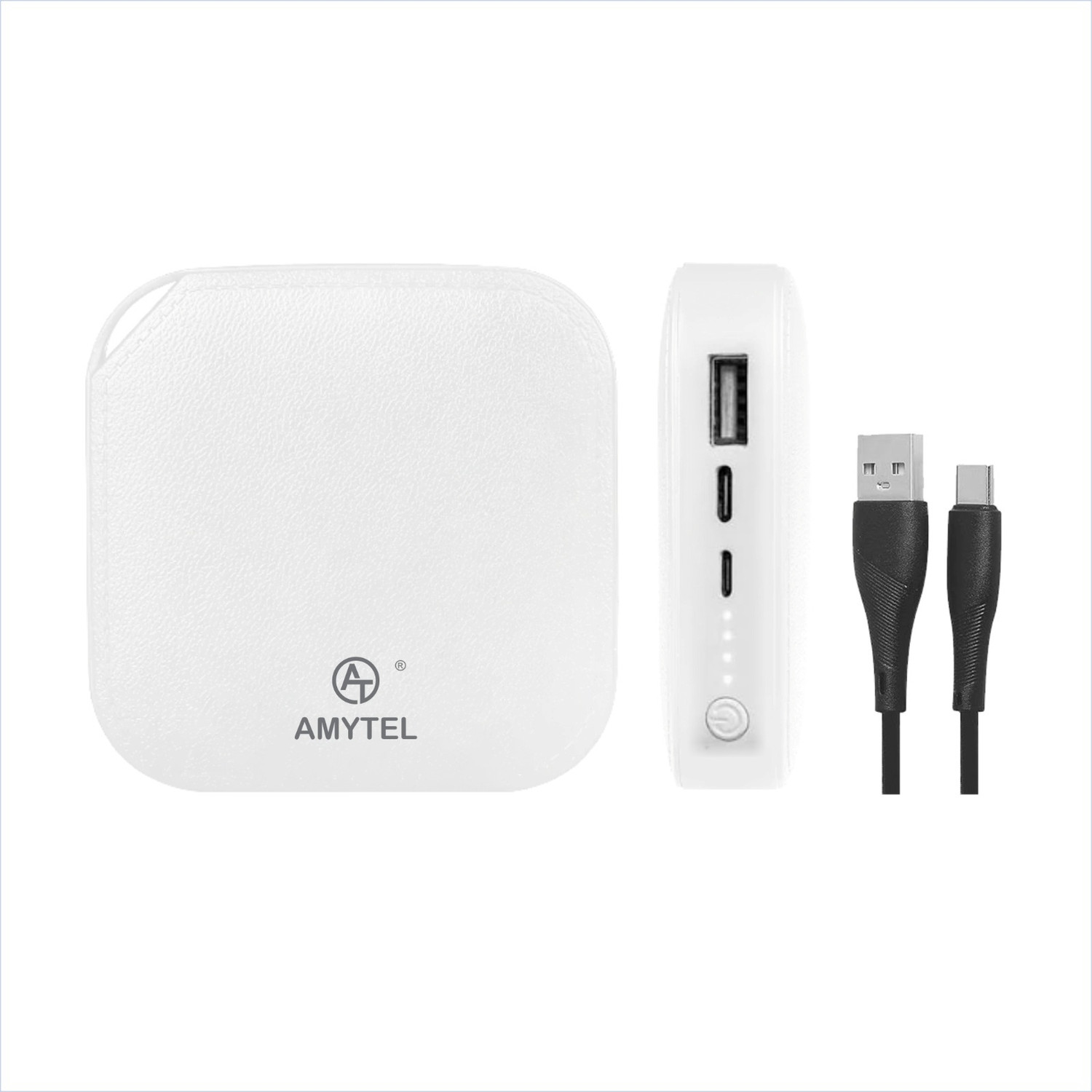 Image of AMYTEL 5060 mAh 18 W Mini Pocket Size Power Bank (Yellow, Lithium-ion, Power Delivery 2.0, Power Delivery 3.0, Quick Charge 2.0, Quick Charge 3.0 for Mobile, Smartwatch, Smartband, Speaker, Tablet)