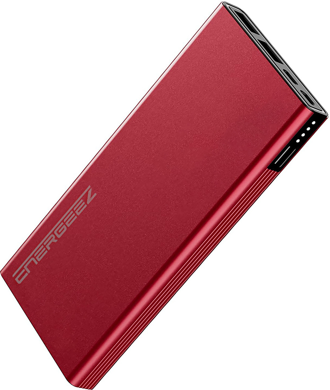 Image of ENERGEEZ 20000 mAh 22.5 W Compact Pocket Size Power Bank (Black, Lithium Polymer, Quick Charge 3.0, Fast Charging, Quick Charge 2.0 for Mobile, Tablet, Smartwatch)