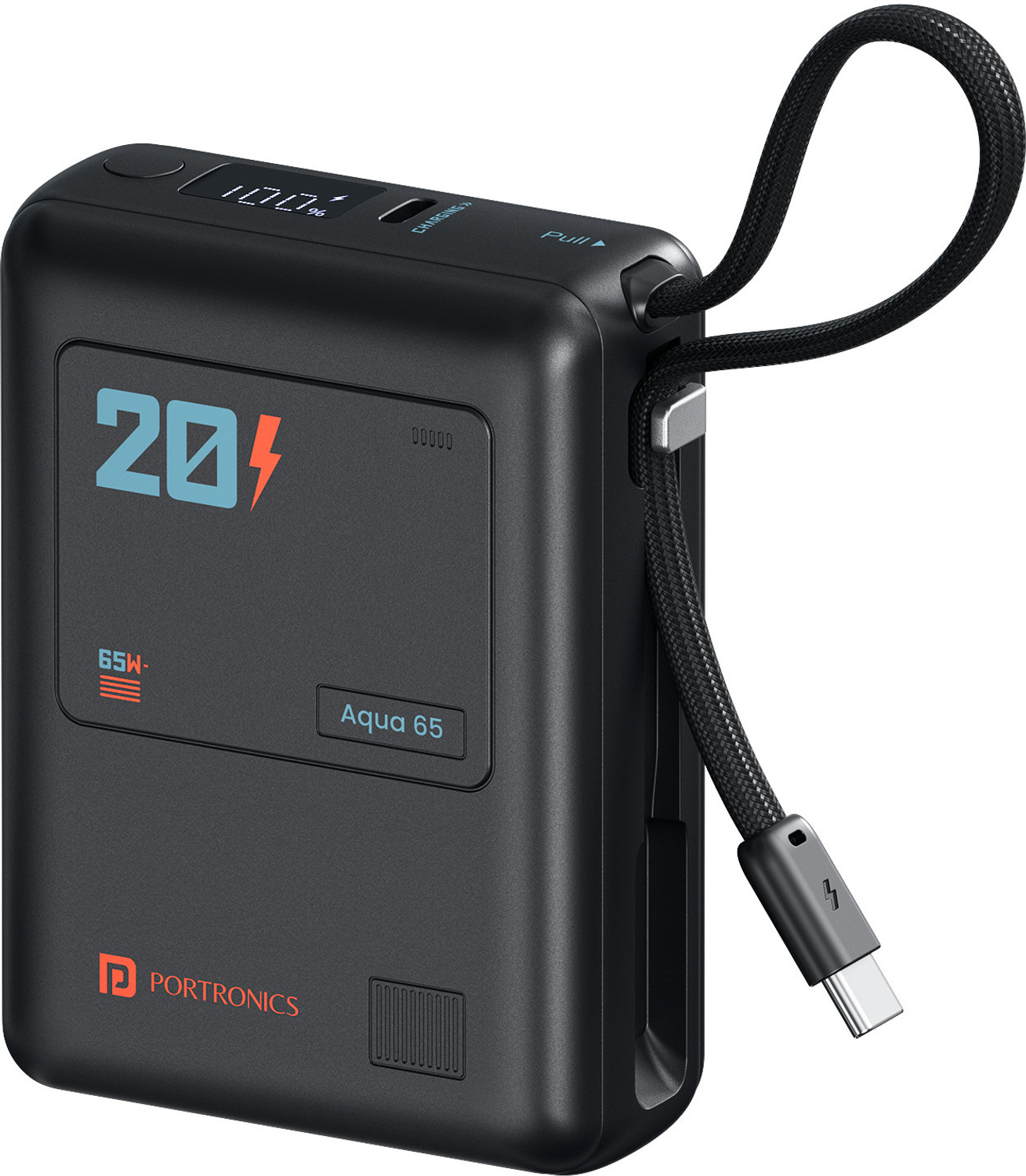 Image of walta 30000 mAh 65 W With MagSafe Ultra Compact Power Bank (Black, Lithium-ion, Quick Charge 3.0 for Laptop, Mobile)