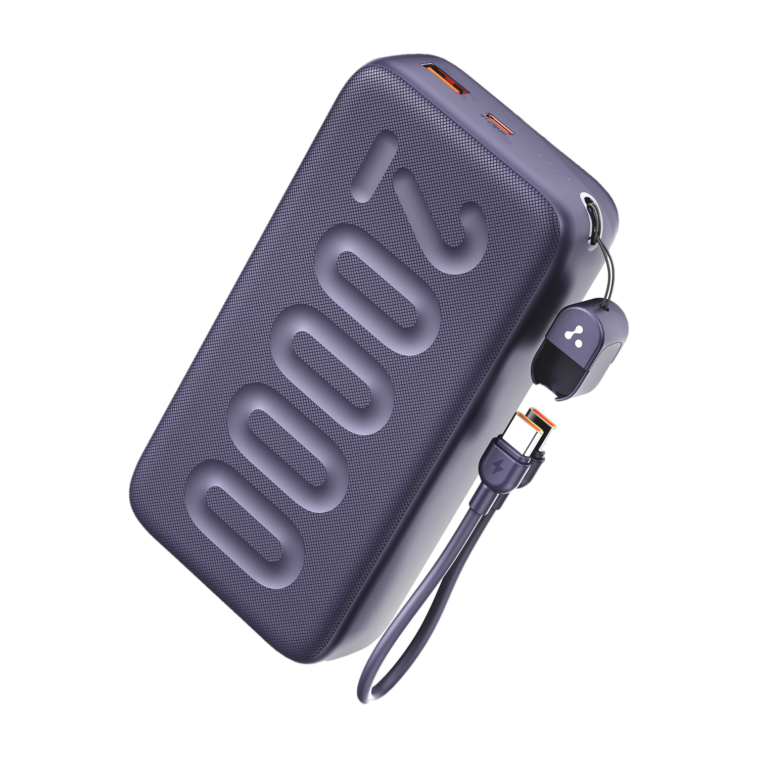 Image of flix 20000 mAh Power Bank (Purple, Lithium Polymer, for Mobile, Tablet, Speaker, Smartwatch, Earbuds)