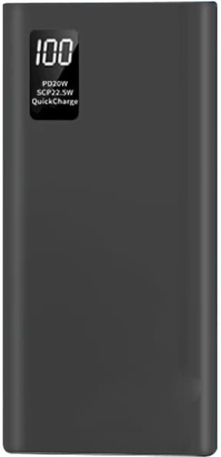 Image of zofia 30000 mAh 22.5 W Compact Pocket Size Power Bank (Black, Lithium Polymer, Quick Charge 4.0, Power Delivery 3.0, Fast Charging for Mobile, Earbuds, Smartwatch, Smartband, Speaker)