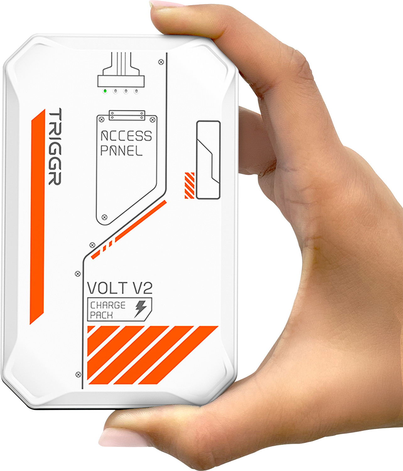 Image of ELIIDE 20000 mAh 22.5 W Compact Pocket Size Power Bank (Black, Orange, Lithium Polymer, Power Delivery 2.0, Fast Charging for Mobile, Tablet, Smartwatch)