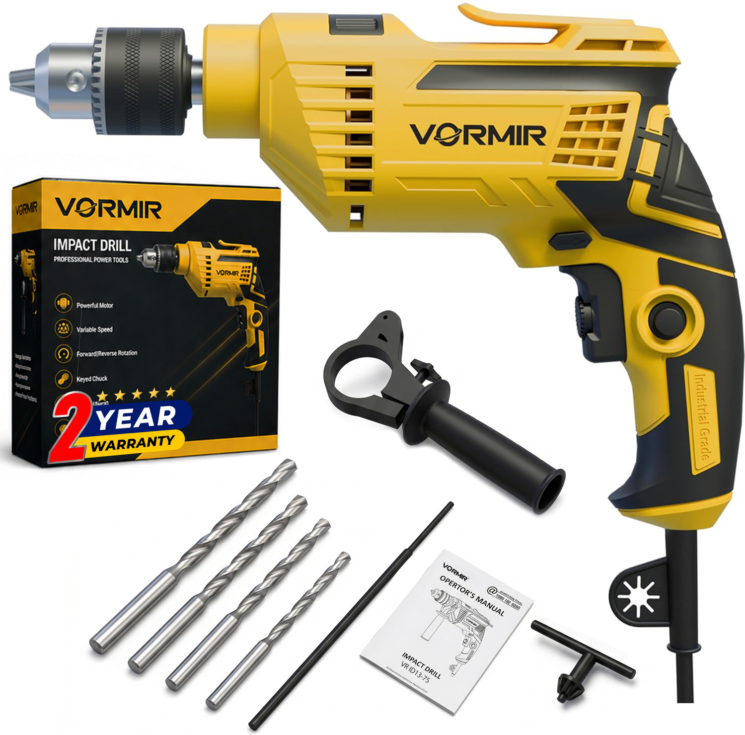 Image of LEOFAST LFT-1201 Drill machine LFT-1201 Drill Machine DRILL 2310 480W , 2600Rpm With 3 Months Warranty Pistol Grip Drill (10 mm Chuck Size)