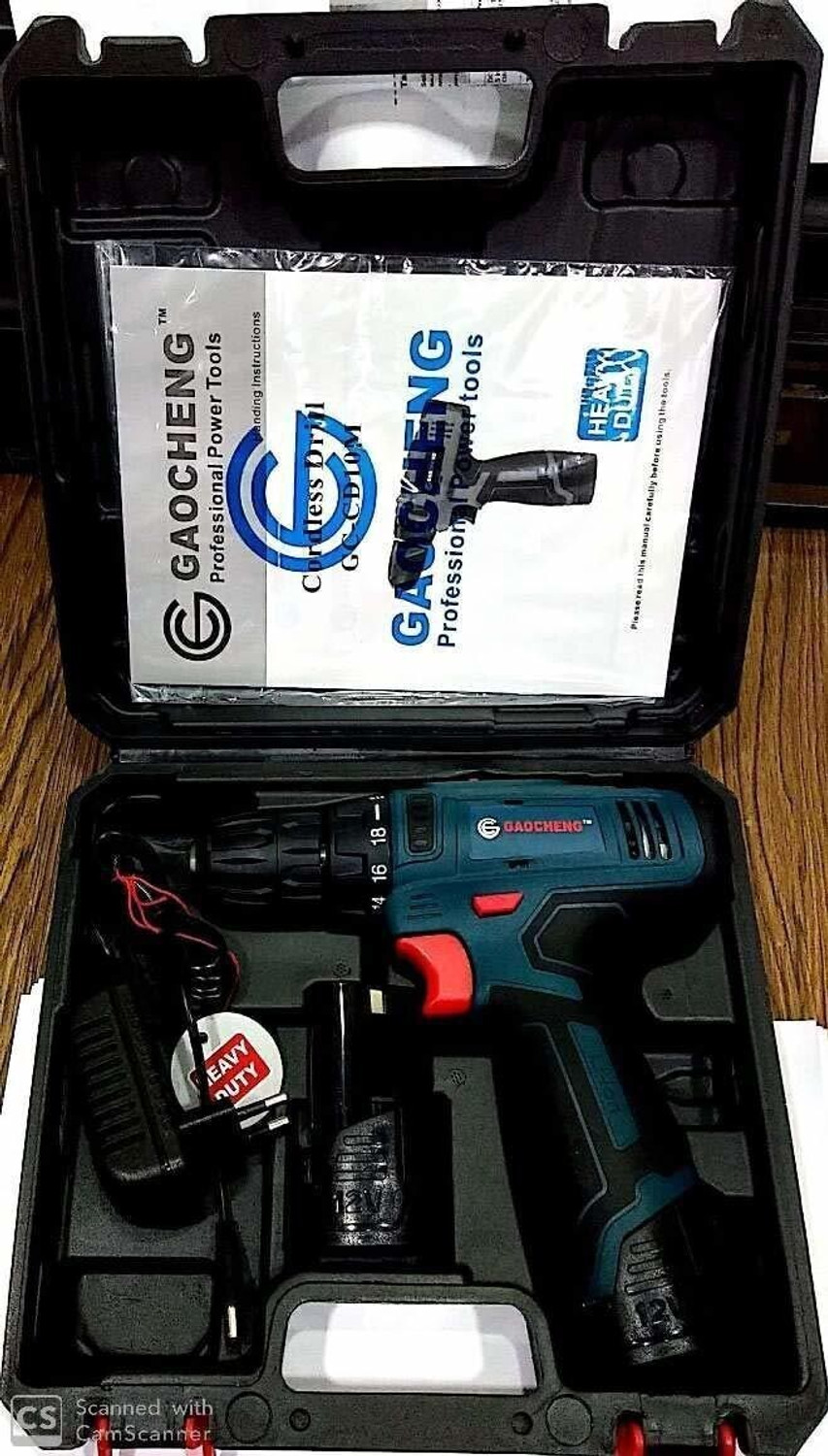 GAOCHENG CORDLESS DRILL GC-CD10M Pistol Grip Drill