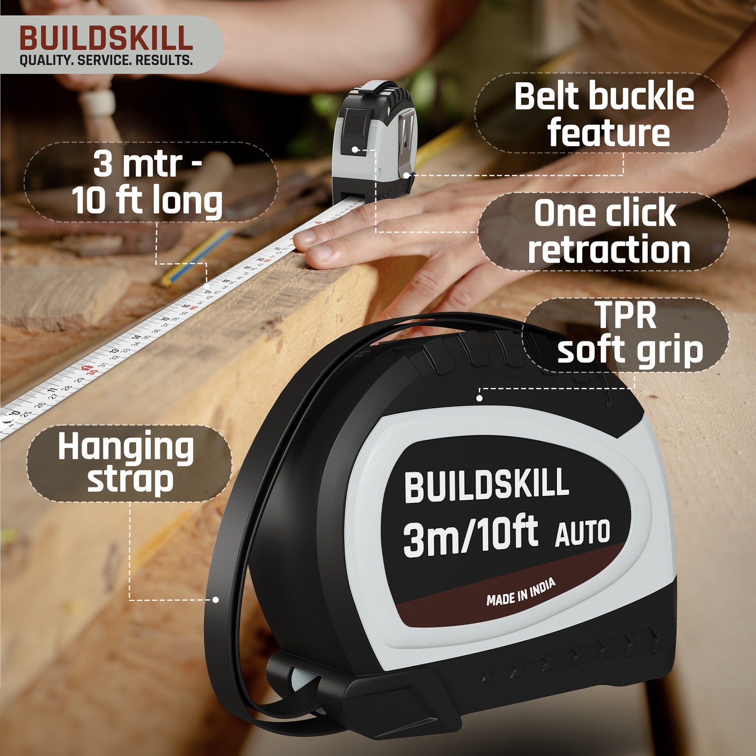 Image of BUILDSKILL 136 Pcs 650W impact drill machine tool kit | professional & home use Power & Hand Tool Kit (136 Tools)