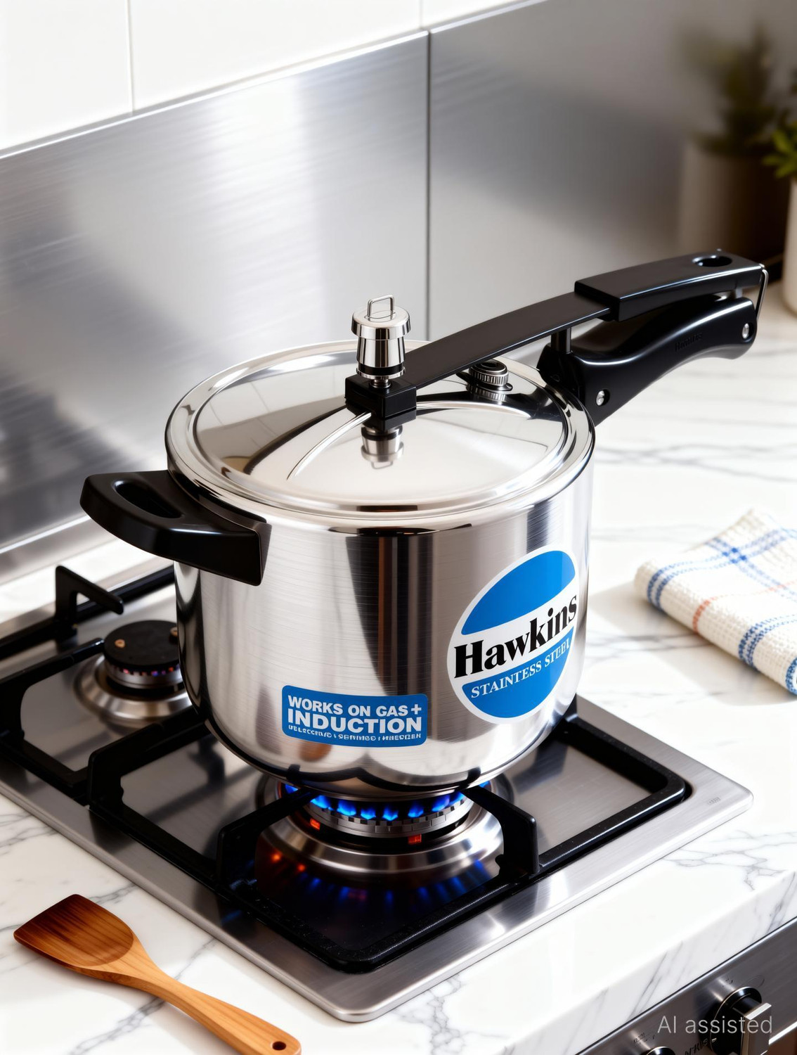 Hawkins 5L Induction Bottom Pressure Cooker - Image 1