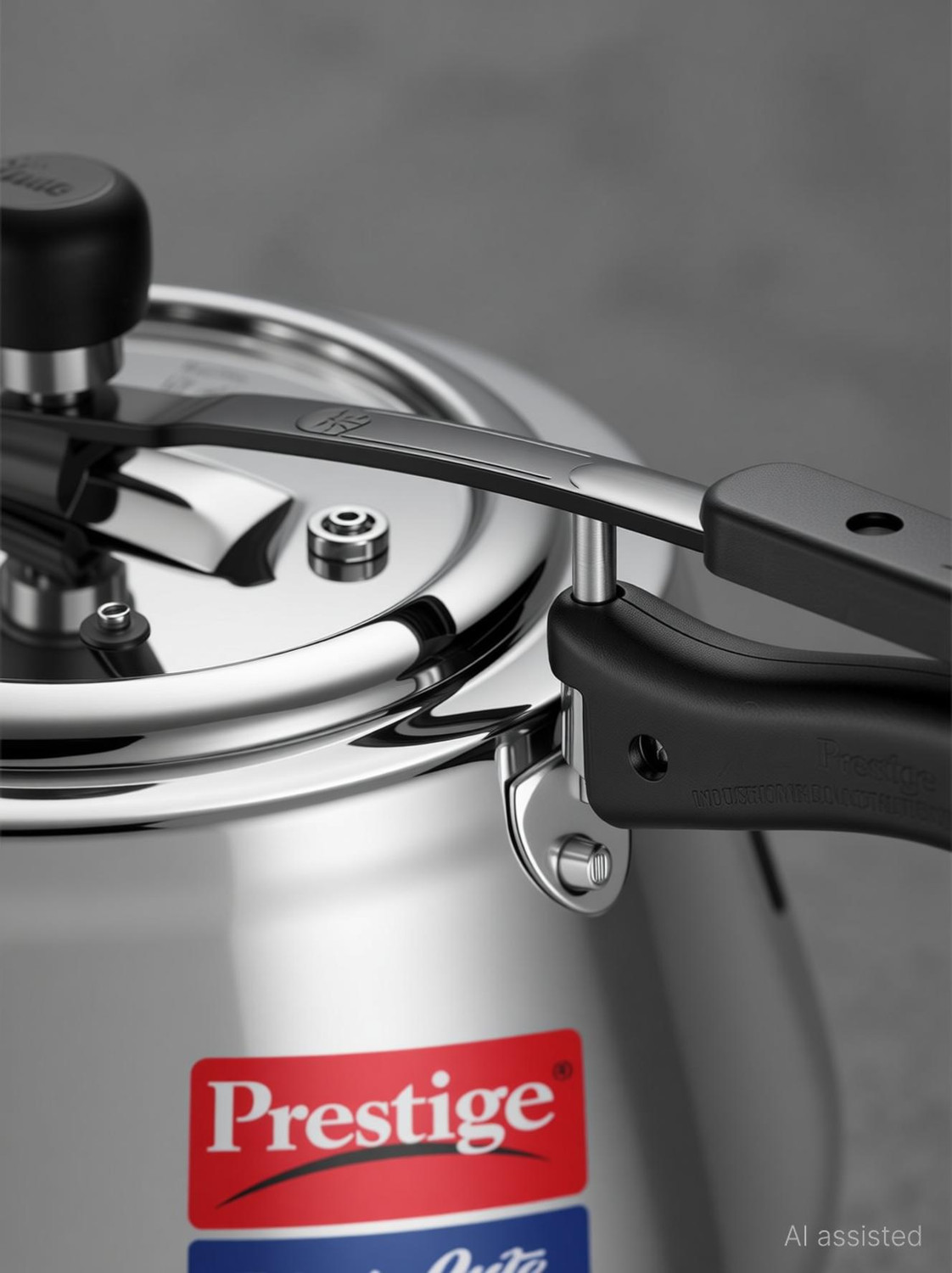 Image of Prestige 4.1 L Induction Bottom Pressure Cooker (Aluminium)