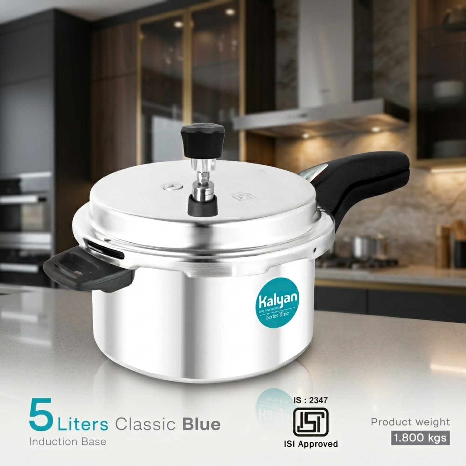 Image of Kalyan Classic 5 L Pressure Cooker (Aluminium)