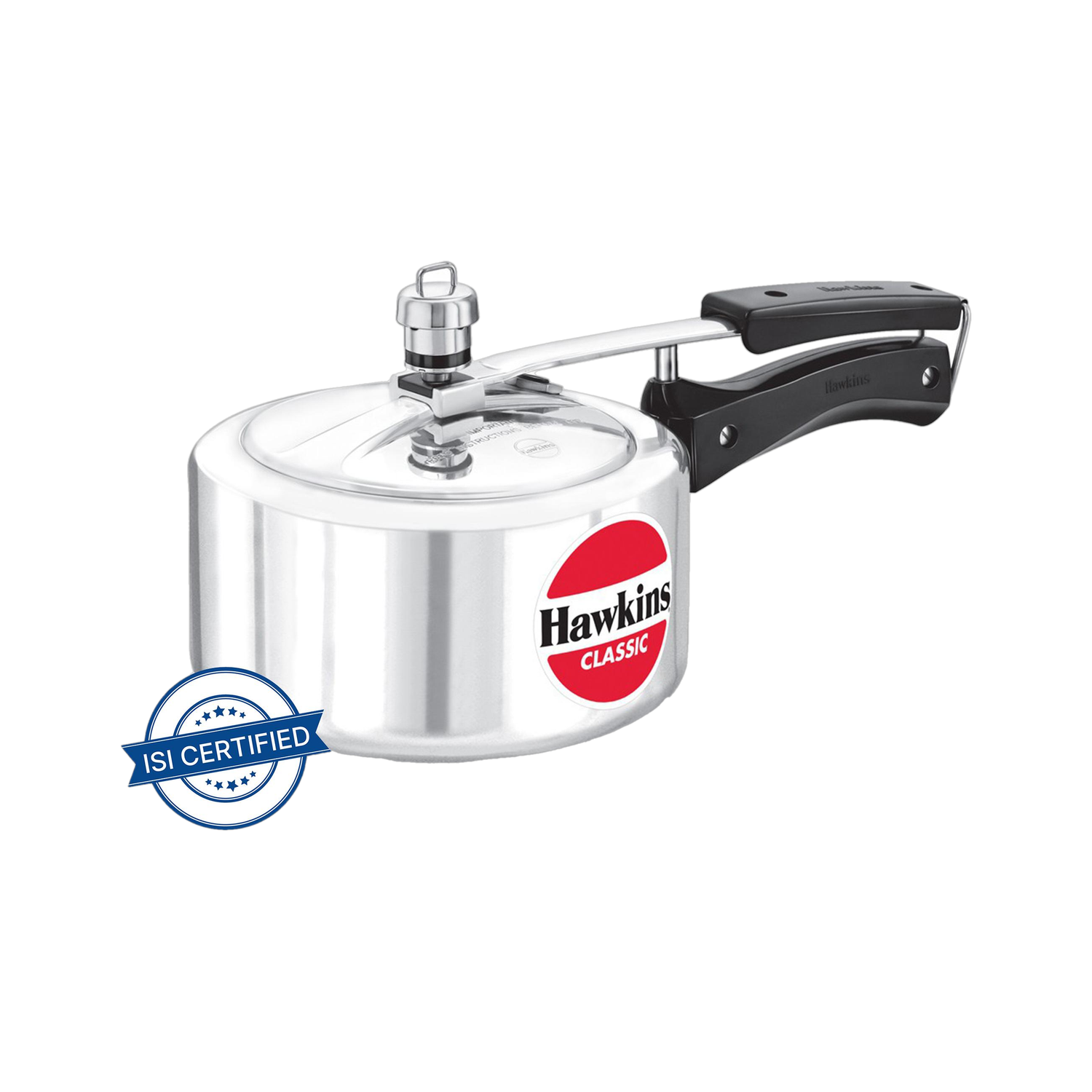 Image of Hawkins Stainless Steel 2 Ltr & 5 Ltr Pressure Cooker Combo - Induction Compatible 2 L, 5 L Induction Bottom Pressure Cooker (Aluminium)