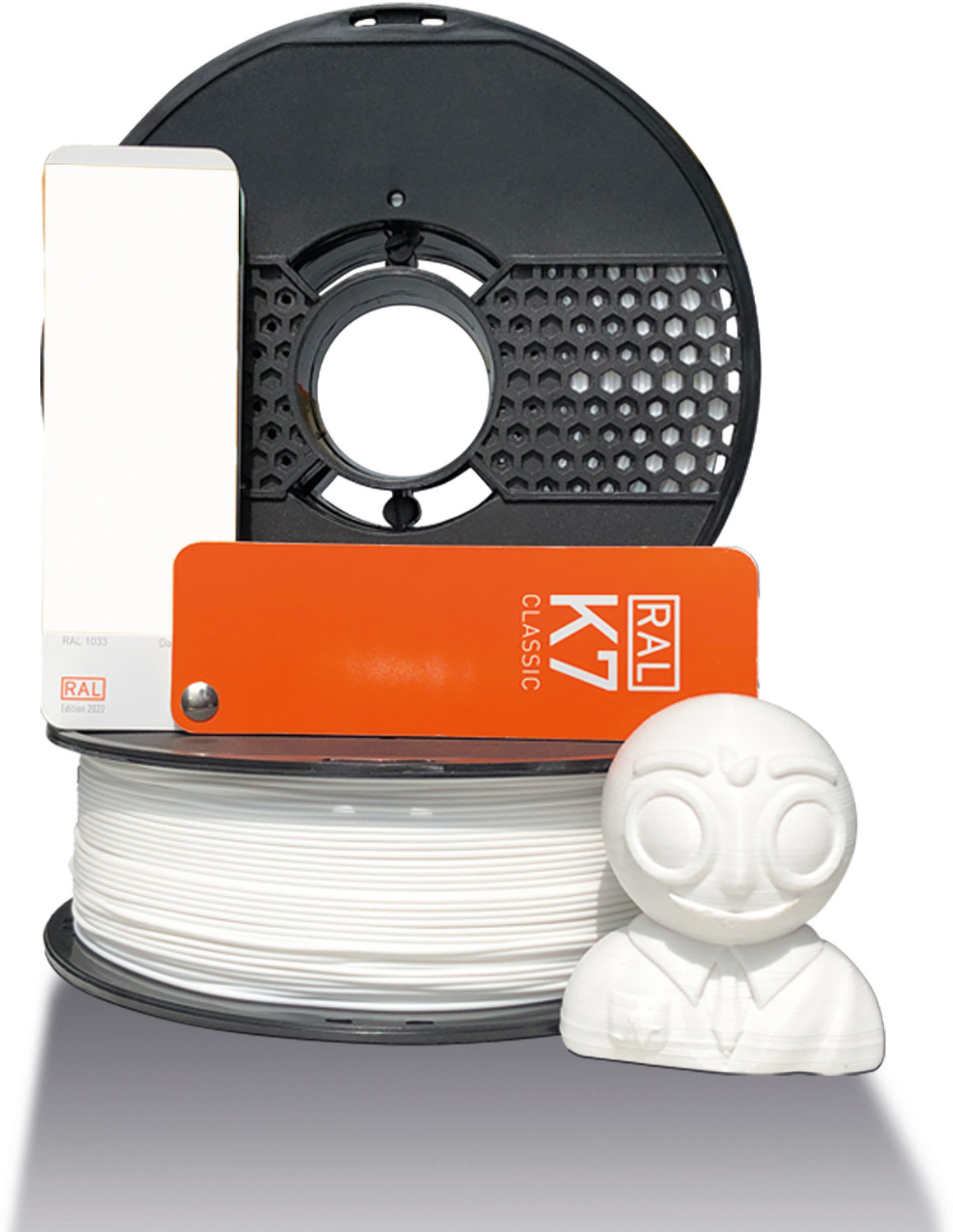 Image of NFIL3D rPLA Snow White | 1.75 mm | 1 KG Net Weight | 3D Printer Filament (White)