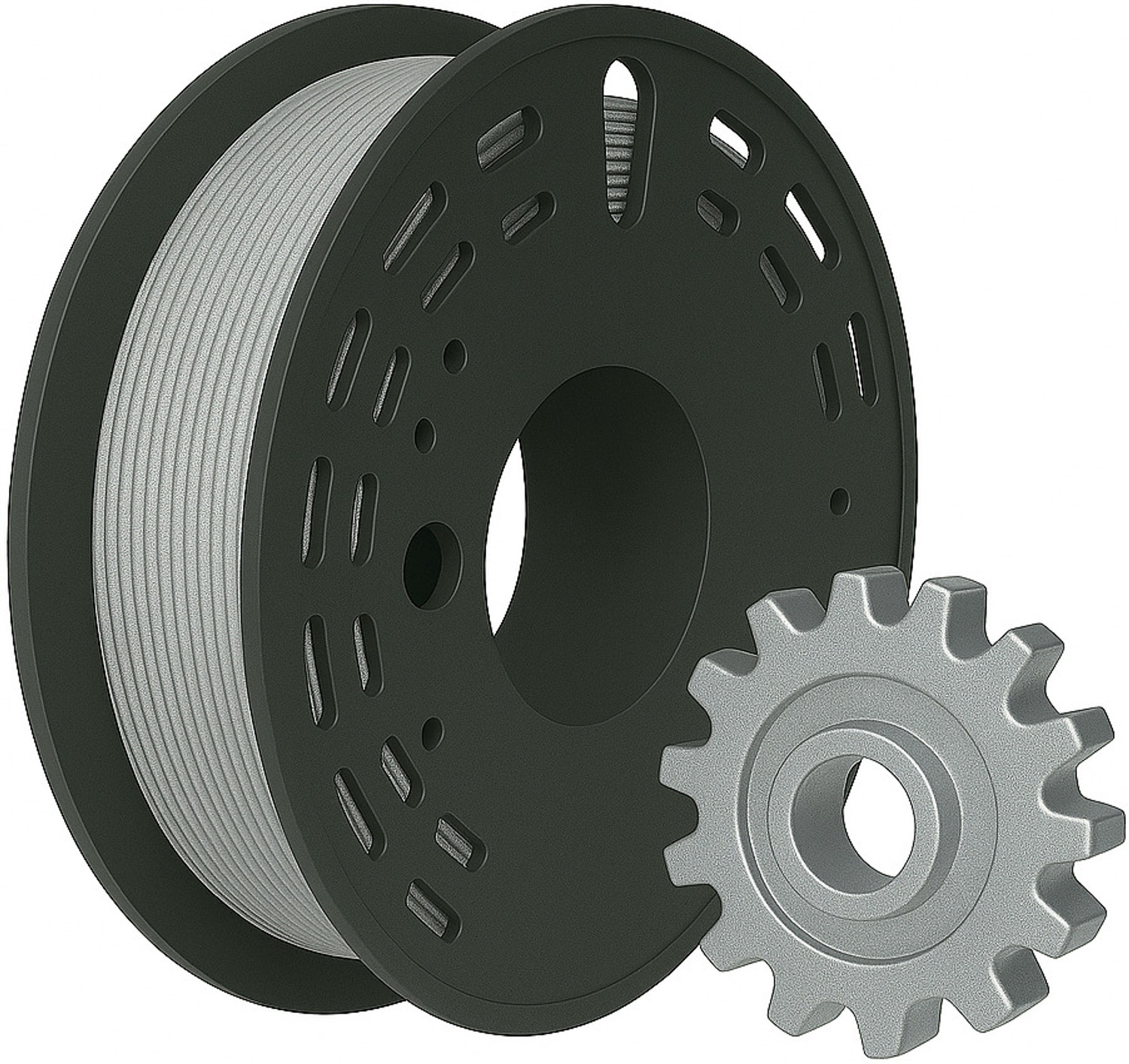 Image of NFIL3D rPLA Snow White | 1.75 mm | 1 KG Net Weight | 3D Printer Filament (White)