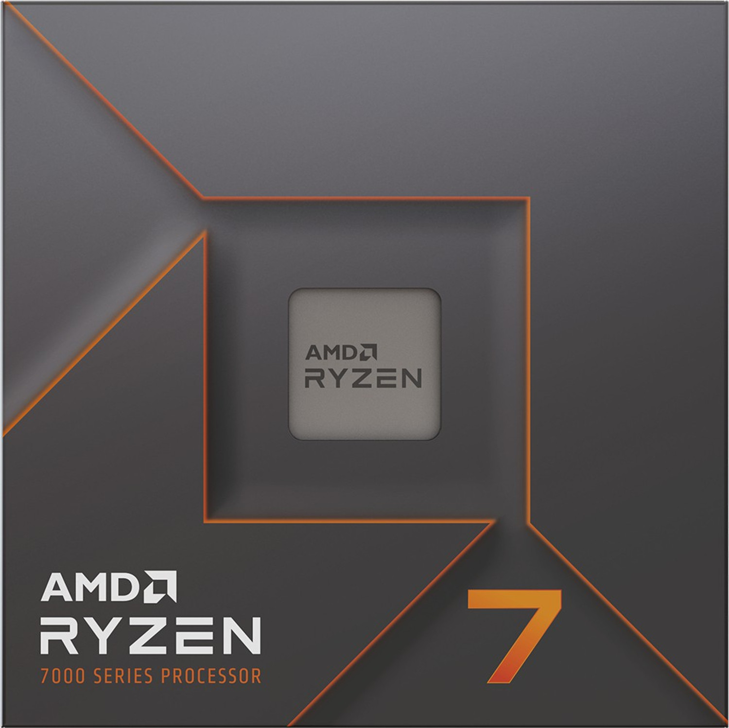 Image of AMD Ryzen 7 9700x 3.8 GHz AM5 Socket 8 Cores Desktop, Server, Workstation Processor (Grey)