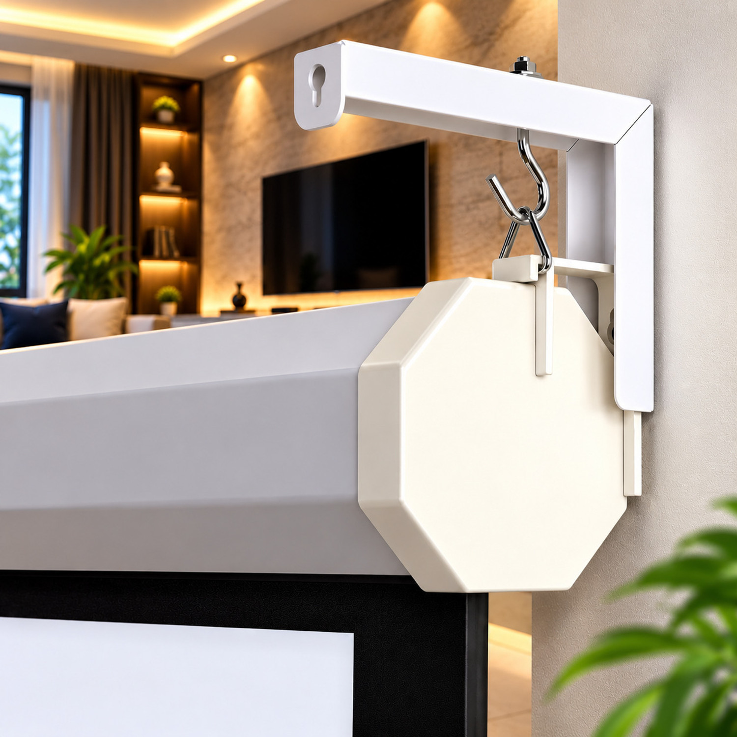Image of techut 2 feet Wall Mount / Ceiling Mount (Iron) Projector Stand (Maximum Load Capacity 20 kg)