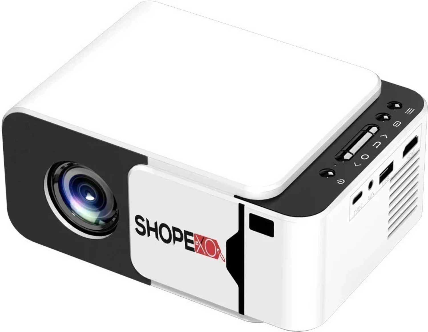 Image of Zync T6 Android 10 Smart 4K Home Cinema Mini 3D (7000 lm / 1 Speaker / Wireless / Remote Controller) Portable Projector (Grey)