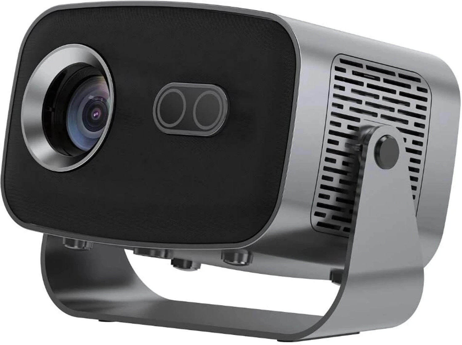 Image of Divine creation HY320 Mini 4K Support Smart Android 13 Projector with WiFi 6 HD Home Theater C34 (5000 lm / Wireless / Remote Controller) Portable Projector (Black)