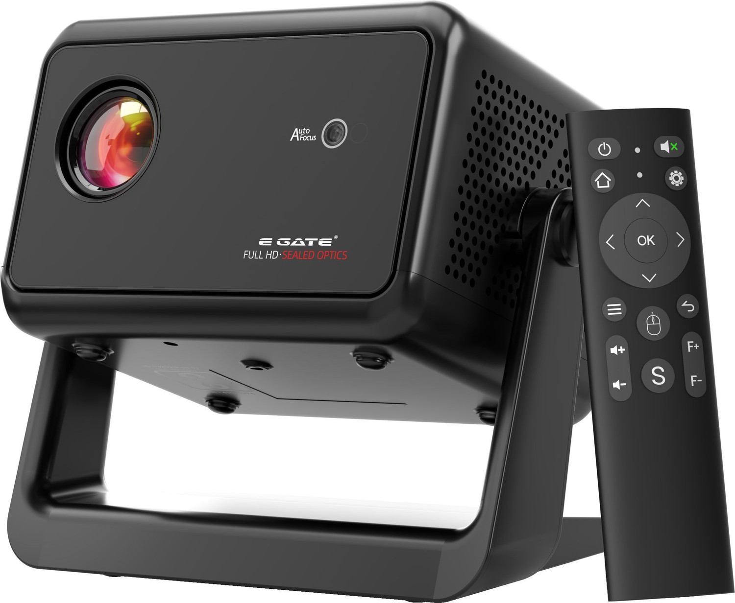 Image of Toptro Quadra Projector Dolby Digital Plus with Atmos, 4K HDR10+, Net-Flix Certified (32000 lm / Wireless / Remote Controller) Portable Projector (32000Lumen,Dual HDMI-EARC,Fully Sealed,YouTube Hot* Prime,Linux OS 1080p)