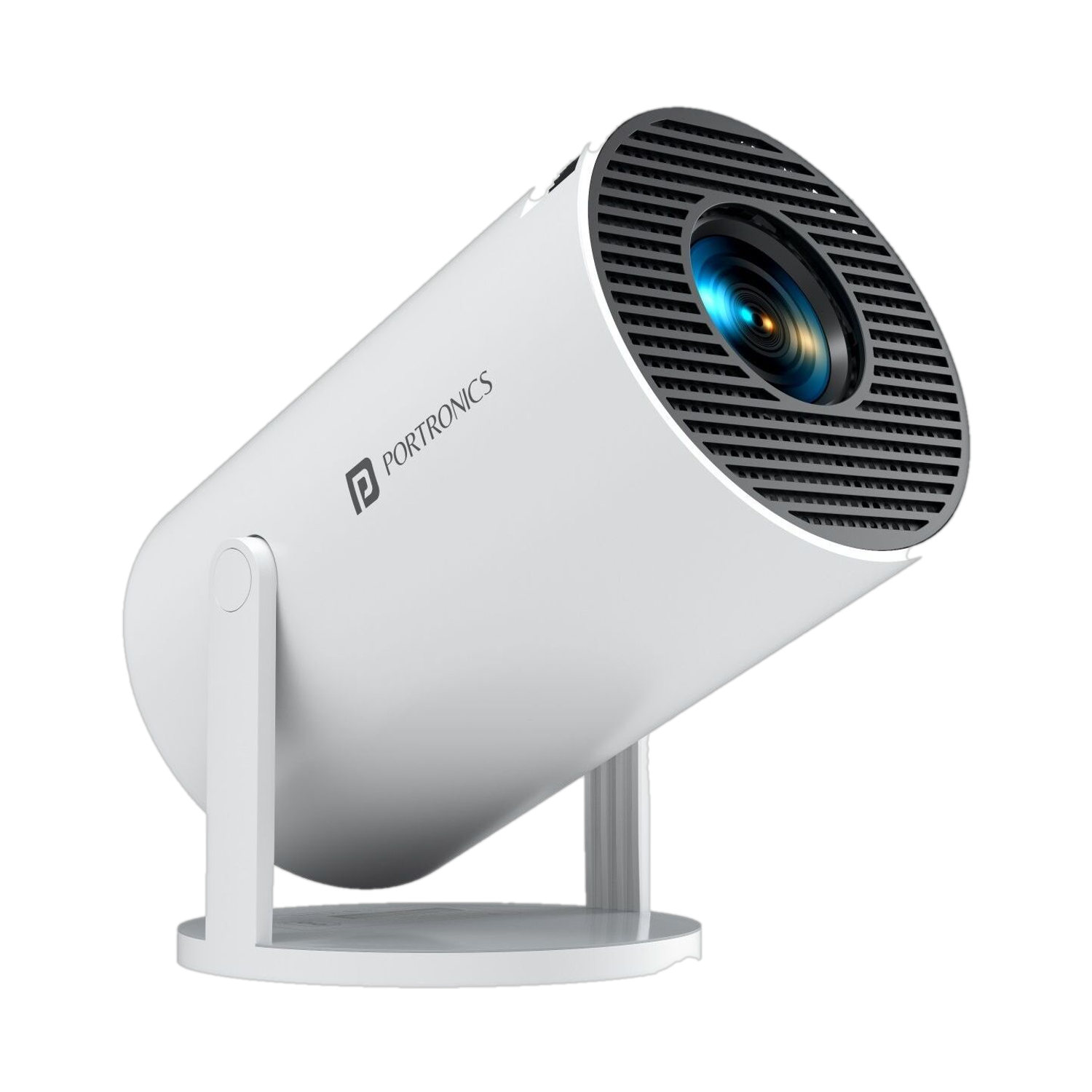 Image of XGIMI MoGo 2 Pro Portable Mini Projector with WiFi & Bluetooth,2X8W Built-In Speakers (400 lm / 2 Speaker / Wireless) Portable Projector (Silver)