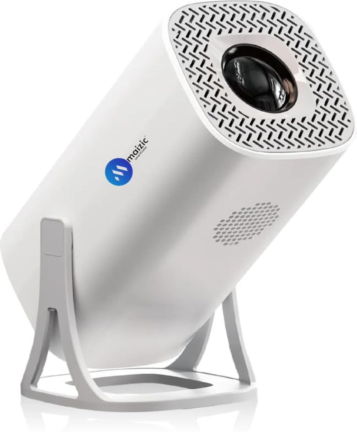 Image of WATTON Android 11.0 Smart Projector,1080P & 4K Support,2x Brighter,2.4G & 5G Wifi (8400 lm / 1 Speaker / Wireless / Remote Controller) Portable Projector (White)