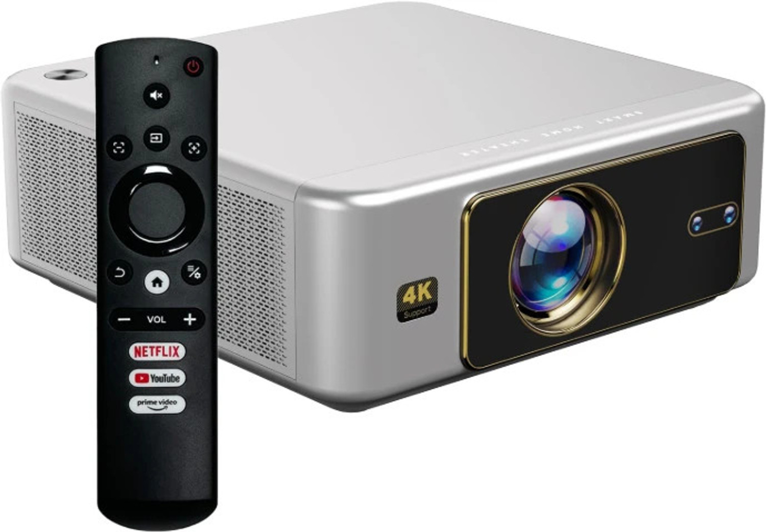 Image of Toptro 4K HDR10 /HLG, NetFlix 30000L HDMI ARC Quadra Projector 4K Ultra HD True Support (30000 lm / Wireless / Remote Controller) Portable Projector (1080p N, Dual HDMI, Fully Aut, Dual WiFi, YouTube Hotstar Prime, Linux OS)