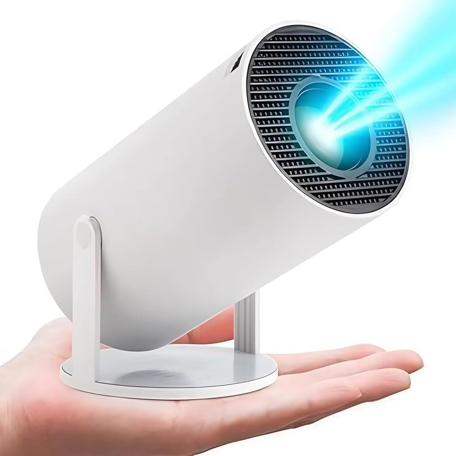 Image of Divine creation HY320 Mini 4K Support Smart Android 13 Projector with WiFi 6 HD Home Theater B36 (5000 lm / Wireless / Remote Controller) Portable Projector (Black)