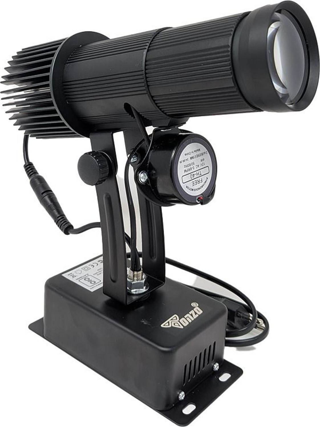 TONZO 35 WATT Logo Projector Indoor Rotating GOBO Projection Custom Logo Display (2700 lm / Wireless / Remote Controller) Projector