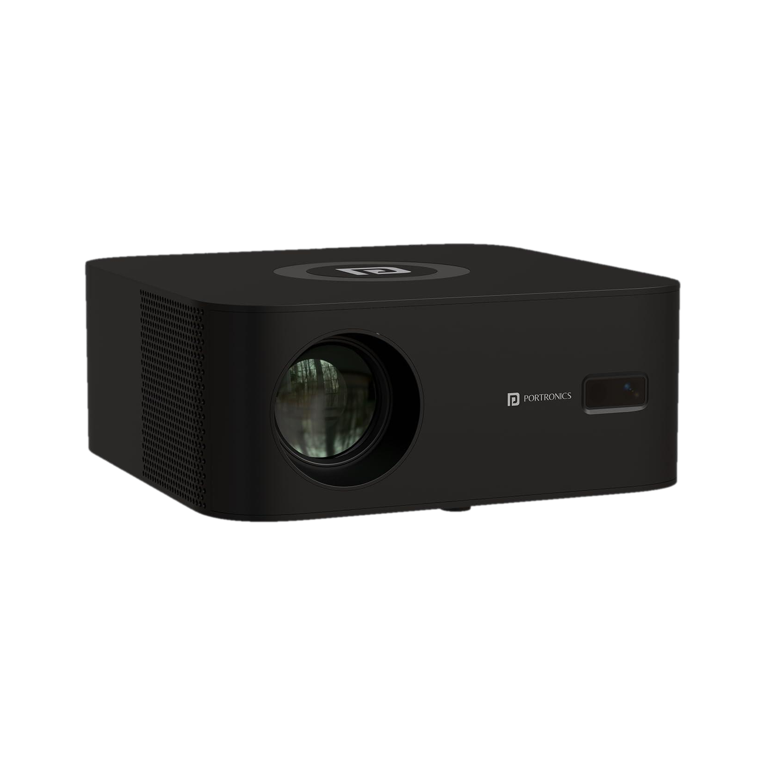 Image of YABER Pico T1 Mini Pocket Portable Projector with WiFi, Bluetooth & Power Bank (110 lm / 1 Speaker / Wireless / Remote Controller) Portable Projector (Black)