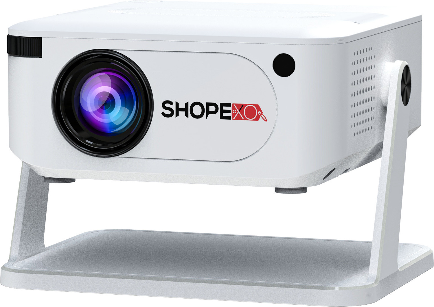 Image of Zync T6 Android 10 Smart 4K Home Cinema Mini 3D (7000 lm / 1 Speaker / Wireless / Remote Controller) Portable Projector (Grey)