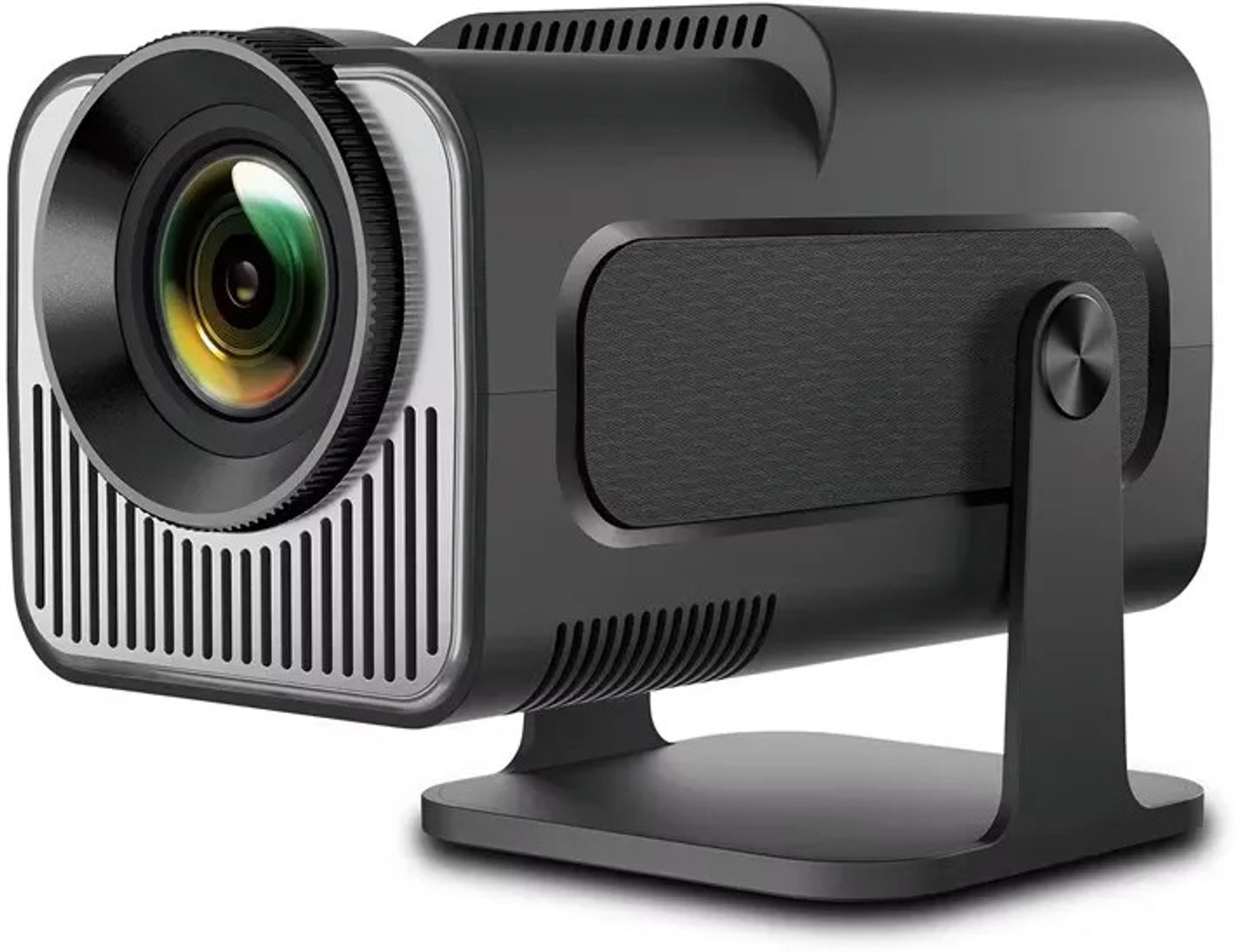 Image of Divine creation HY320 Mini 4K Support Smart Android 13 Projector with WiFi 6 HD Home Theater D22 (5000 lm / Wireless / Remote Controller) Portable Projector (Black)