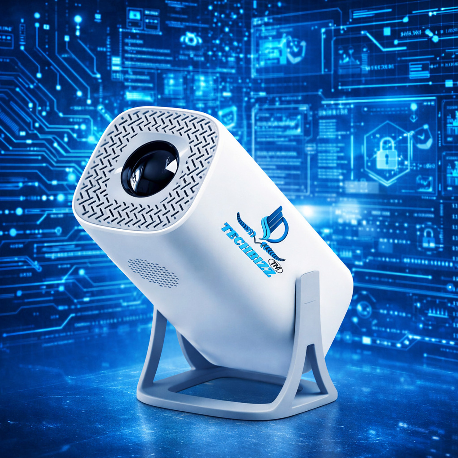 Image of Divine creation S40 UltraView Android Smart LED I 4K Projector I Portable Cinema Projector B343 (5000 lm / 1 Speaker / Wireless / Remote Controller) Portable Projector (White)