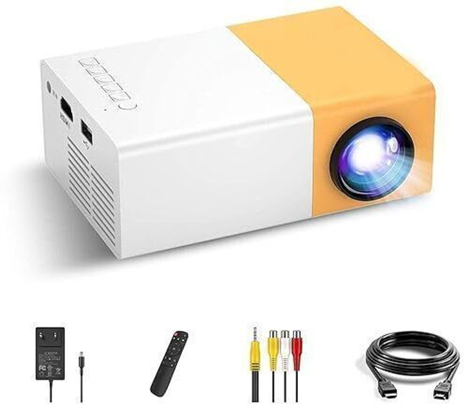 Image of nihal enterprises S40 Smart Projector 3500 lm LCD Corded Mobiles Portable Projector (1800 lm) Portable Projector (White)