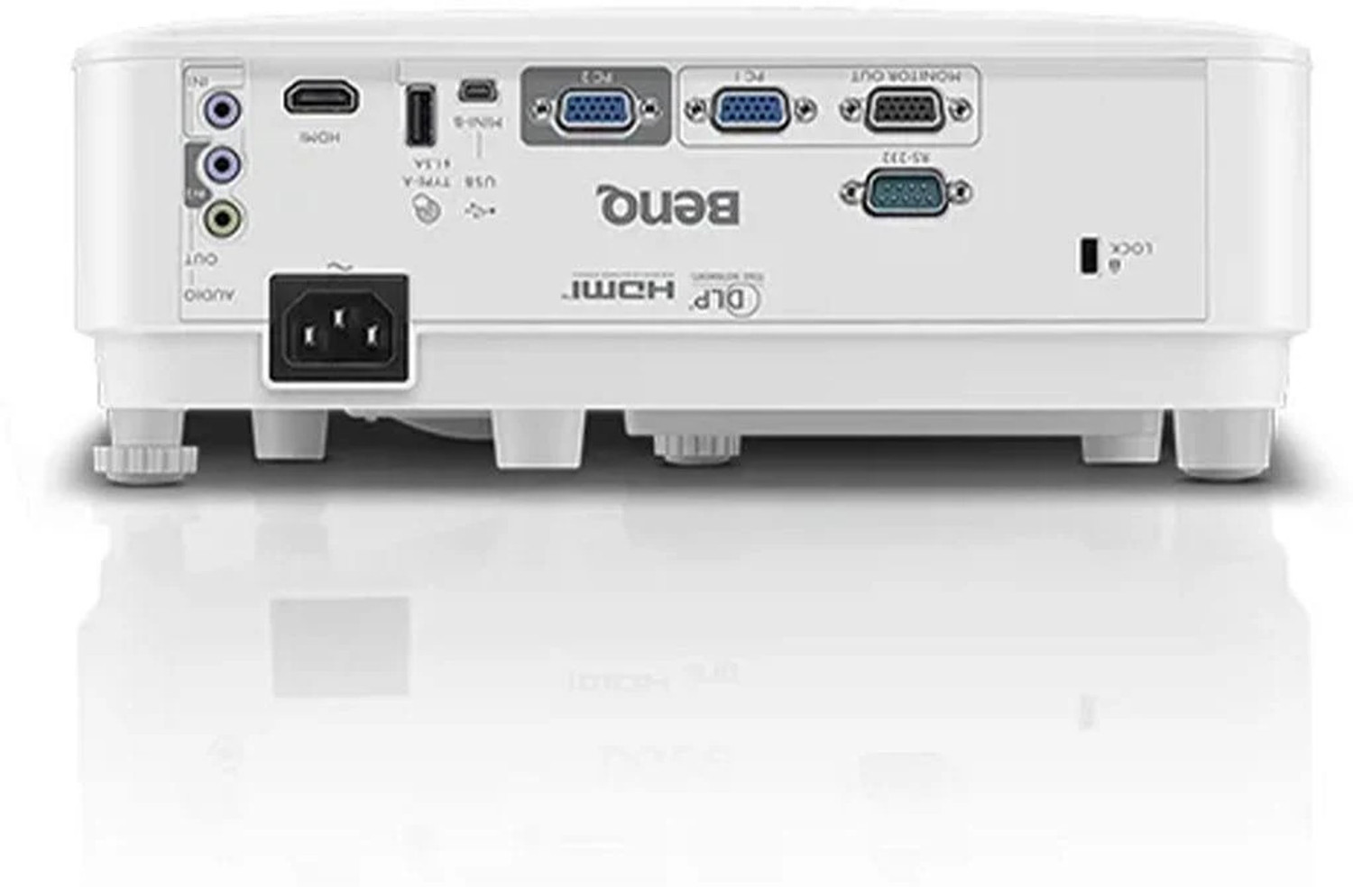 Image of BenQ MW809STH WXGA Short Throw (3600 lm) Portable Projector (White)