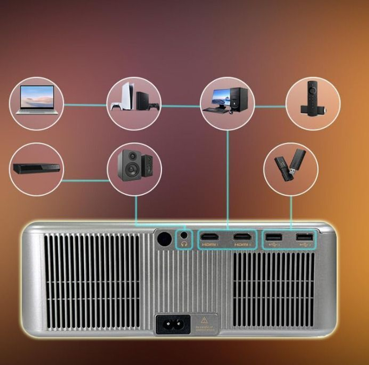 Image of Toptro 4K HDR10 /HLG, NetFlix 30000L HDMI ARC Quadra Projector 4K Ultra HD True Support (30000 lm / Wireless / Remote Controller) Portable Projector (1080p N, Dual HDMI, Fully Aut, Dual WiFi, YouTube Hotstar Prime, Linux OS)