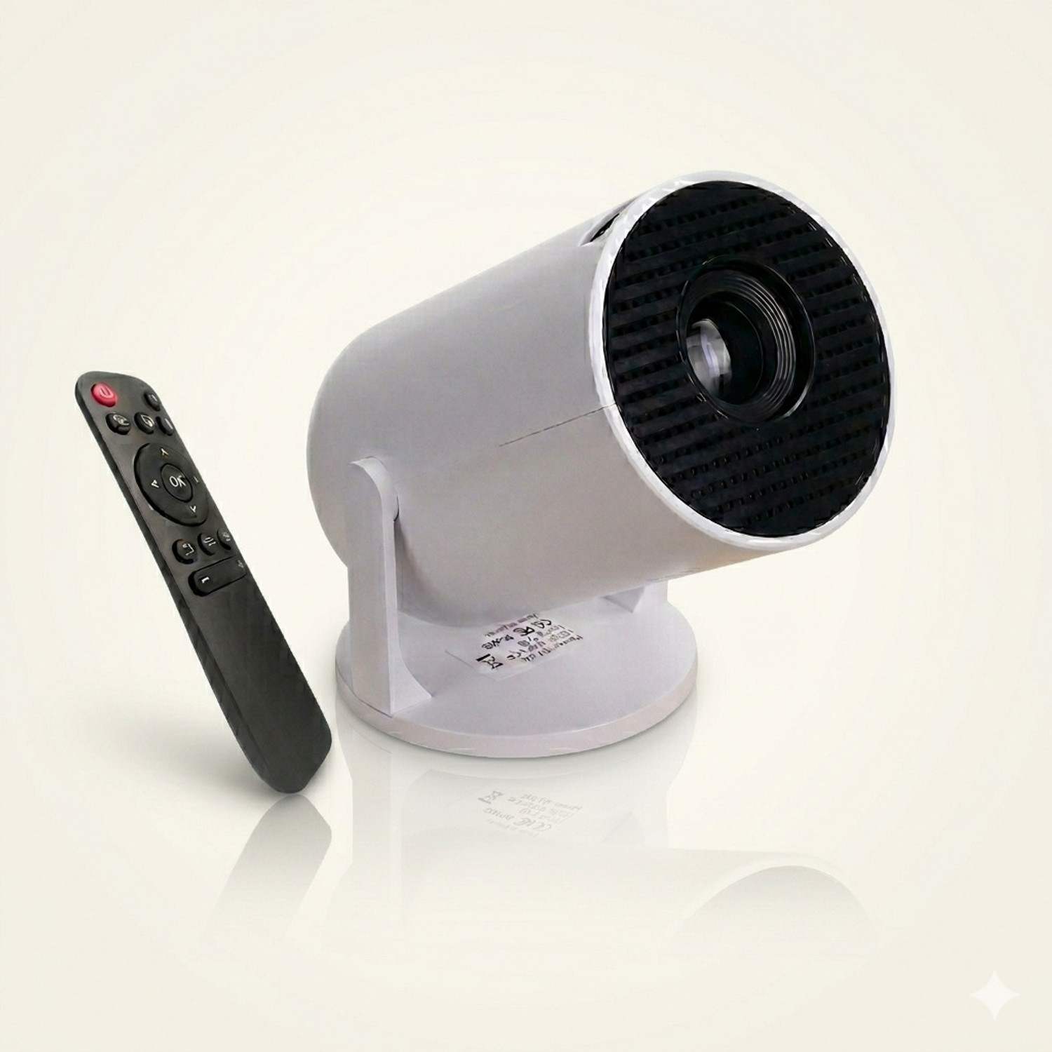 Image of Radhe HY300 Portable projector android (400 lm / 2 Speaker / Wireless / Remote Controller) Portable Projector (White)