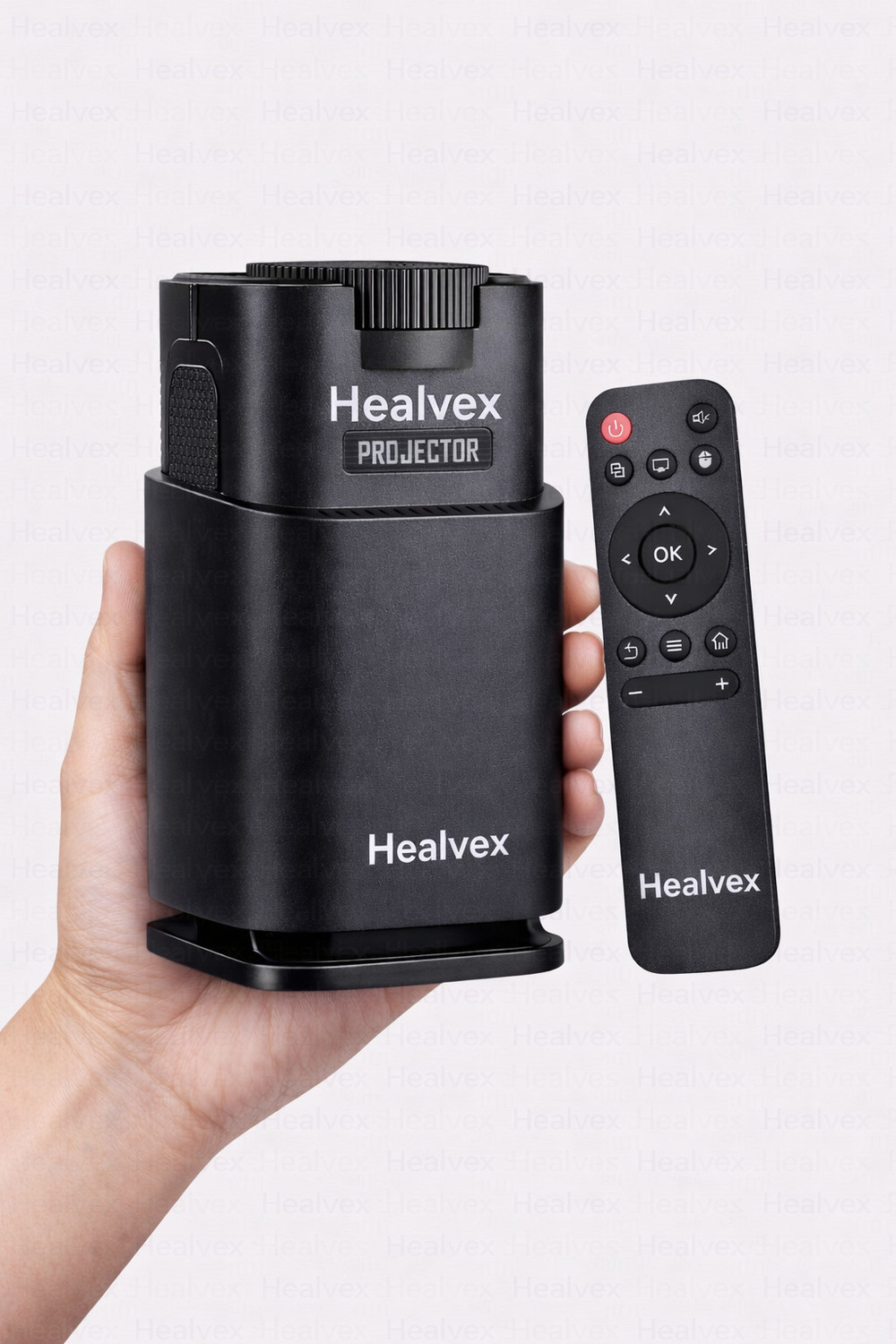 Image of Zync HY320 Mini Android 11 Smart 4K Ultra HD LED Short Throw Home Cineama 720P (8000 lm / 1 Speaker / Wireless / Remote Controller) Portable Projector (Dark Black)